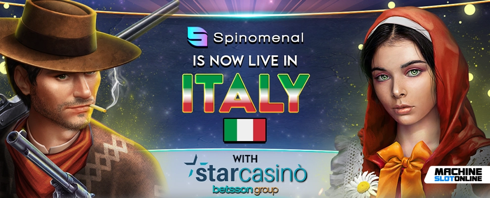 Il provider Spinomenal in Italia con Starcasinò